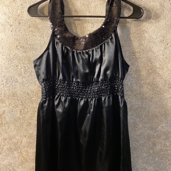 Studio Y size M sequined and elastic waist satin - Picture 5 of 5